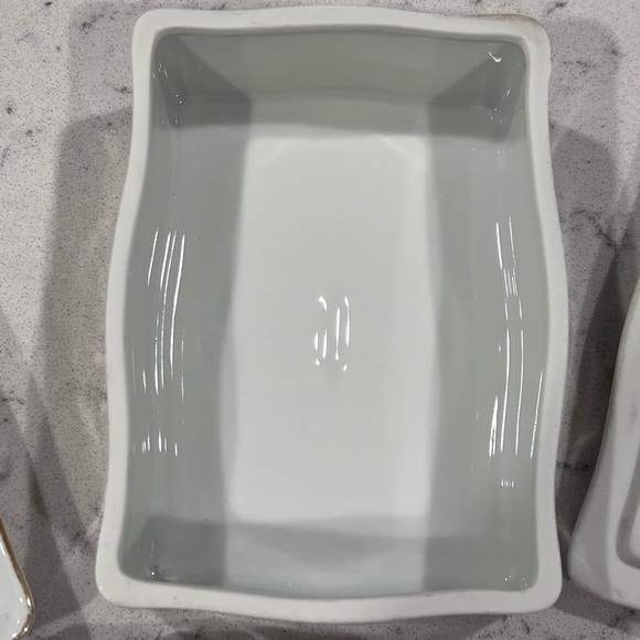 Lefton China hand painted trinket box with trays - Picture 8 of 12